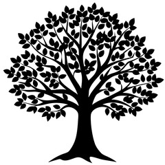 tree silhouette vector