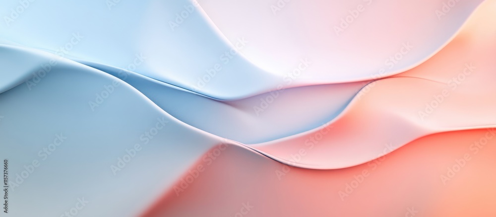 Poster minimalistic soft wave abstract background with subtle gradient and space for text or graphics