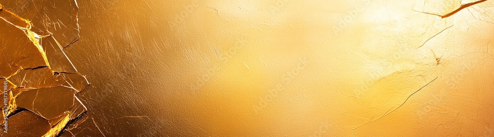 Poster abstract gold texture with cracked lines creating an artistic pattern. perfect for backgrounds, desi