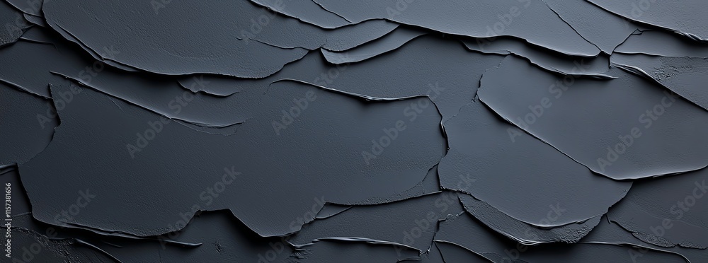 Aufkleber an abstract background of overlapping dark slate textures, showcasing a unique aesthetic with rich, 
