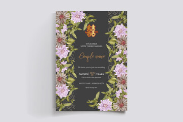 floral bridal shower invitation templates