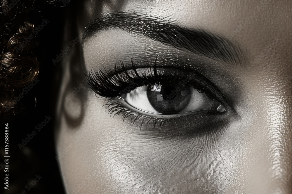 Aufkleber exploring shades enhance depth and volume in your image using black and white hues