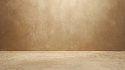 Elegant minimalist brown concrete wall background for studio photography and creative displays in contemporary design aesthetics.
