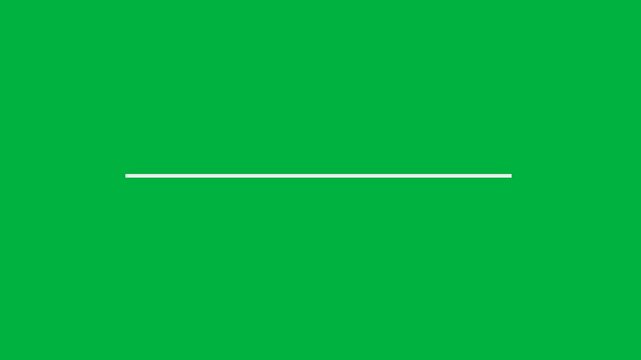 White straight line movement animation set with two directions of guidance, suitable for presentations.