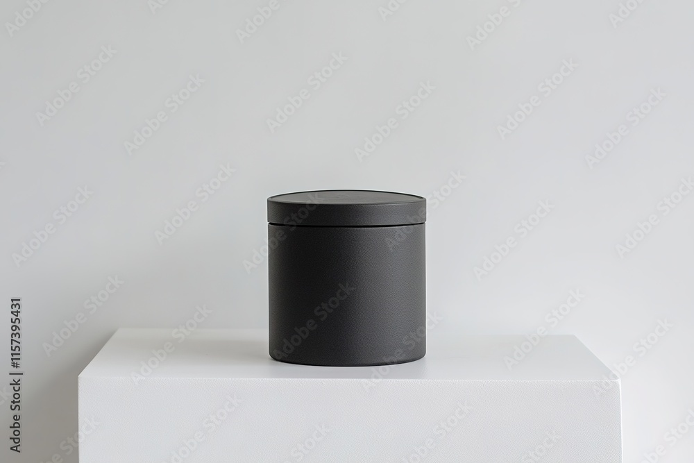 Poster small compost bin centered on white surface with space on both sides for text