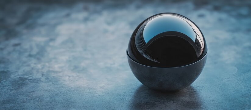 Blackbody Sphere for Pyranometer Calibration with Glossy Finish and Blank Space for Custom Text Layout