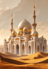 Obraz premium Ramadan and Eid al fitr concept backgrounds dates with traditional lantern Light Lamp and Tasbeeh, Ramadan Kareem Mubarak background