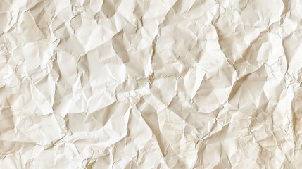 Obraz premium Crumpled paper background top view