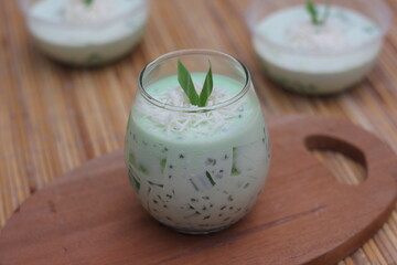 Refreshing Pandan and Coconut Dessert