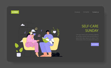 Healthy Lifestyle. Flat Vector Illustration