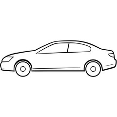 car isolated on white