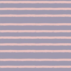 Children's seamless pattern in a ribbon, stripe.. Hand drawn colored stripes with brush marks. Kid's, babies simple design