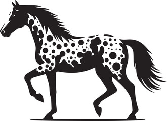 Horse illustration silhouette vector