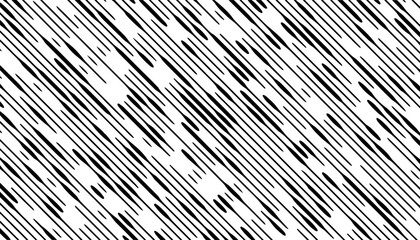 Obraz premium Fully editable vector element. Black and white abstract diagonal lines pattern. For sporty and modern background. Vector Format Illustration 