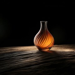 Elegant Vase on Wooden Table