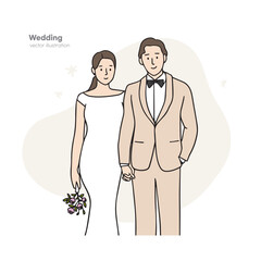 wedding couple illustration