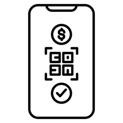 QR payment icon