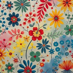 Fototapeta premium floral decorative abstract