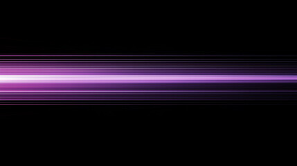 Abstract purple light streaks on a black background