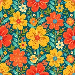 floral decorative abstract