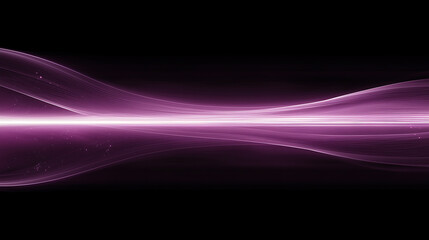 Fototapeta premium Abstract purple wave pattern with glowing light effects
