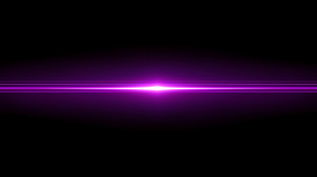 Vibrant purple light beam on a black background