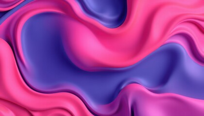 Obraz premium Abstract Pink and Purple Swirling Fluid Design