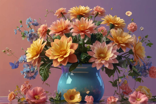 flowers in vase