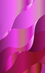  Color Blank Wavy Gradient Mesh. Vibrant Bright Sea Blurred Texture Illustration.
