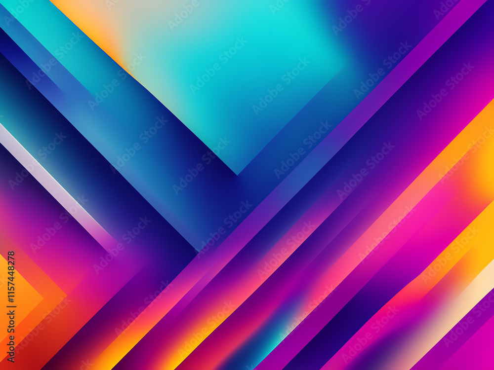 Poster abstract colorful background with lines