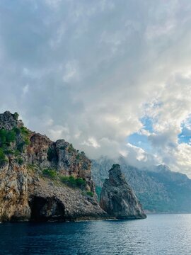 wandern, wanderurlaub, urlaub, mallorca, meer, see, wellen, Felsen, landschaft, wasser, berg, natur, himmel, berg, cloud, k&uuml;ste, cloud, anreisen, sommer, insel, blau, sch&ouml;n, fels, beach, panorama