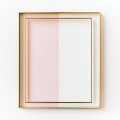 Obraz premium Elegant Gold Frame Mockup