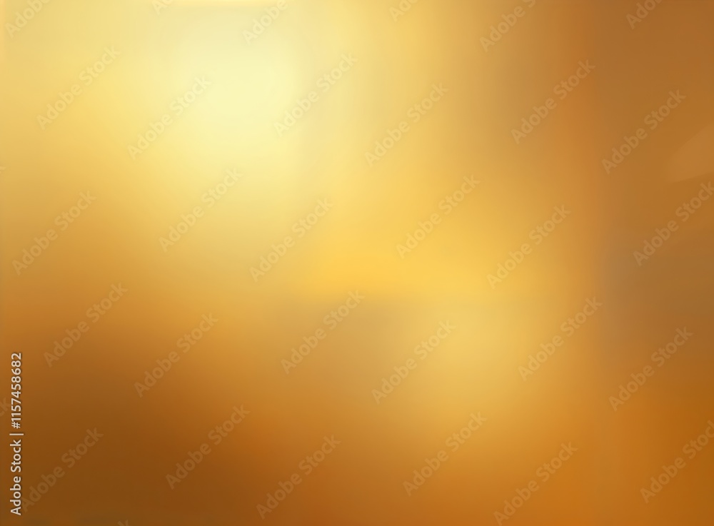 Aufkleber golden gradient background shows smooth soft glowing texture. luxurious, bright abstract backdrop id