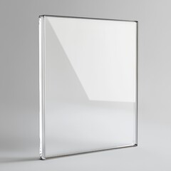 Crystal Clear Acrylic Panel Mockup 