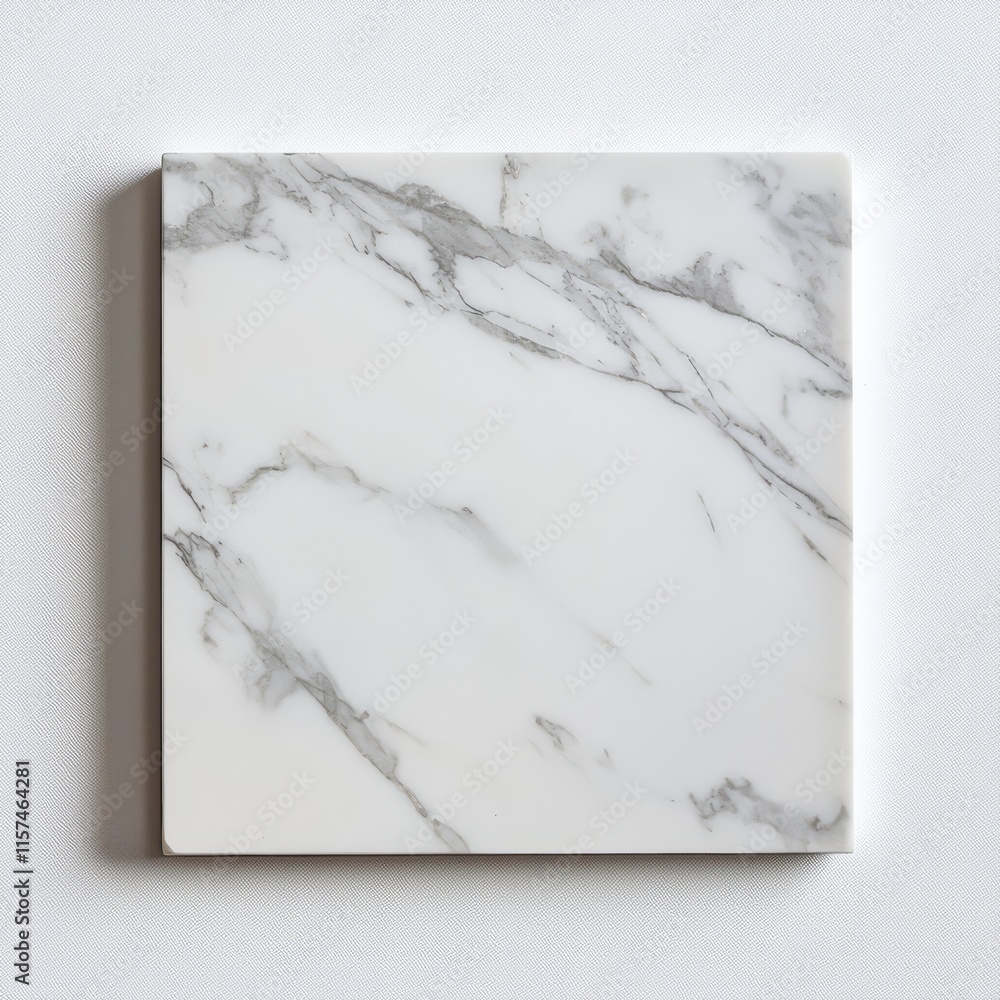 Poster calacatta marble texture: a high-resolution close-up showcases the elegant veining and subtle gray t