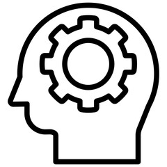 Brainstroming Outline Icon