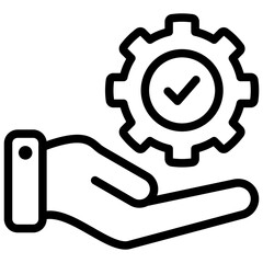 Maintenance Outline Icon