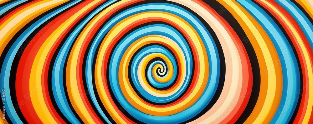 Leinwandbilder a vibrant, swirling pattern of colors creating a dynamic and mesmerizing visual effect that draws th