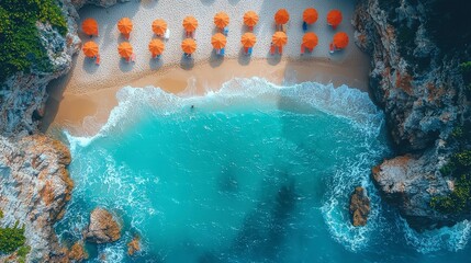 Secluded Cove Beach Aerial