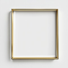 Golden Square Frame Mockup 