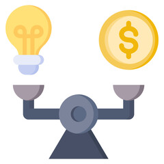 Break Even Point Icon