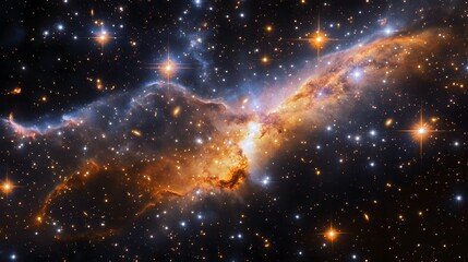 Exploring cosmic wonders outer space astrophotography celestial environment nebulae formation universe concept