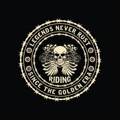 unique vintage bike t shirt design illustration 