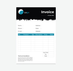 Elegant invoice template for corporate needs