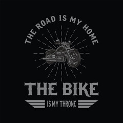 unique vintage bike t shirt design illustration 