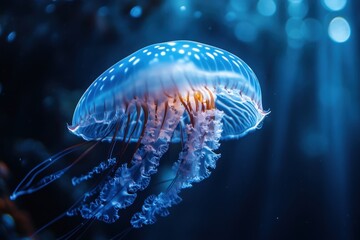 Obraz premium Jellyfish in the sea