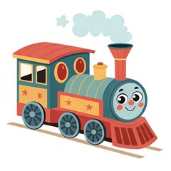 toy train on a railway