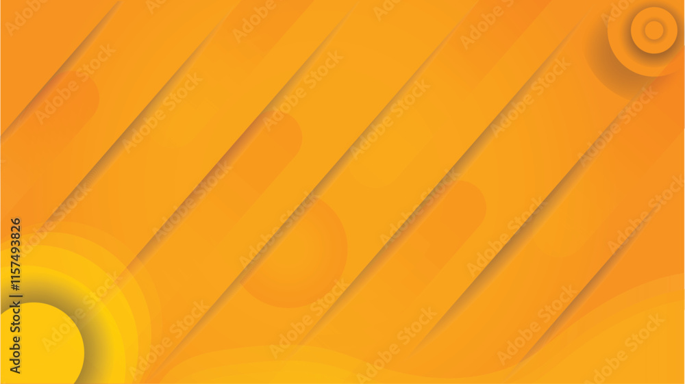 Poster seamless abstract minimal orange and gradient background with geometric creative, metal texture soft