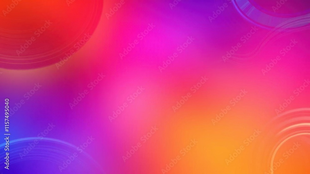Poster vibrant abstract background with colorful swirls and blobs ideal for creative projects, digital art,
