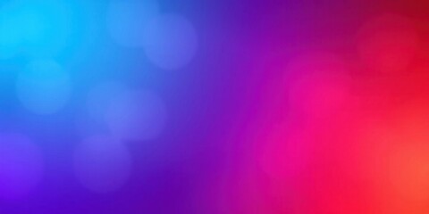 Vibrant Gradient Background with Bokeh Effect in Shades of Blue, Purple, and Red for Creative Projects, Designs, and Digital Applications